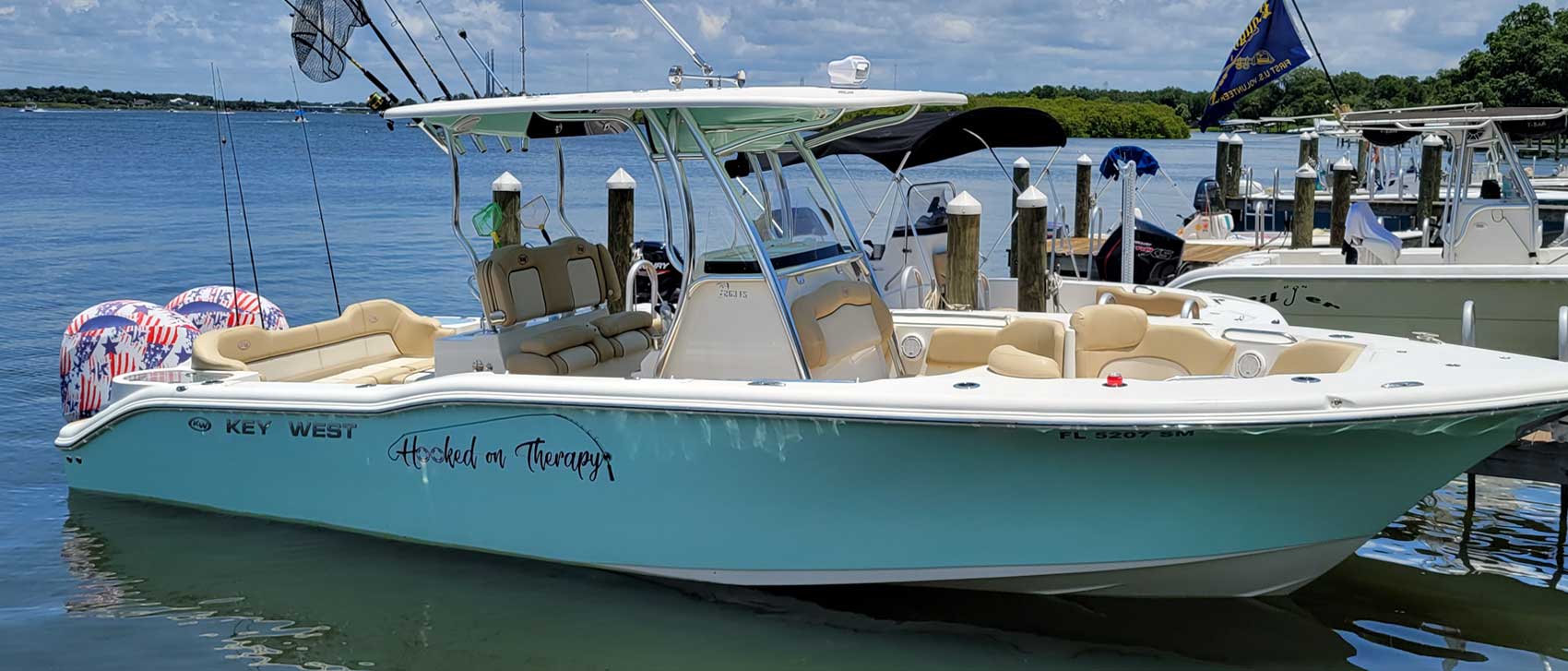 Our 263fs charter boat in Tampa